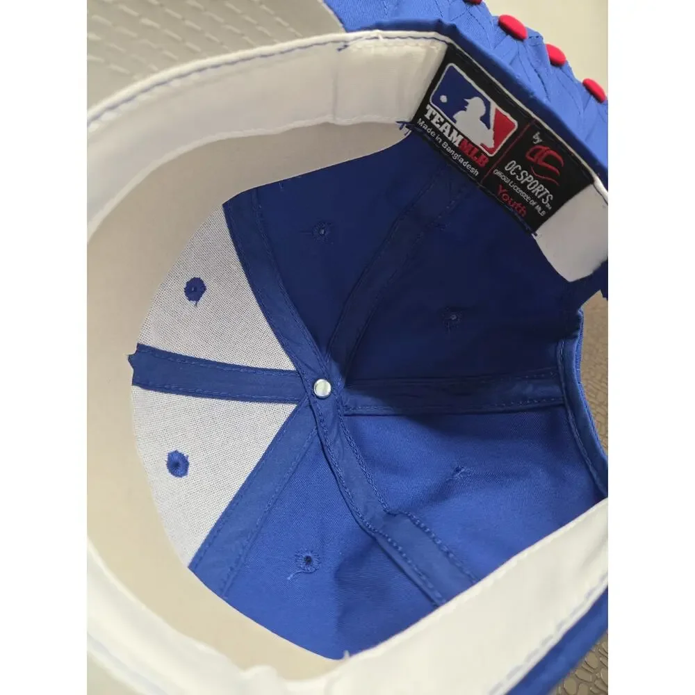 Texas Rangers Strapback Cap youth Blue White MLB Baseball OC Sports